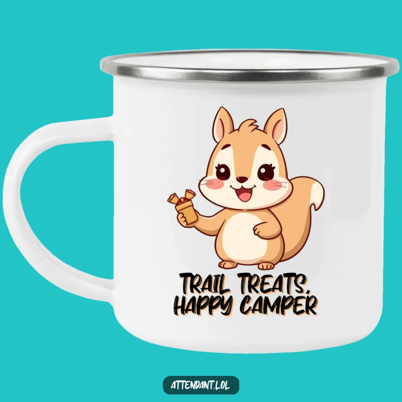 Funny Squirrel Camping Mug: Cheerful Gifter for Outdoors, A Hilarious Funny Gift!