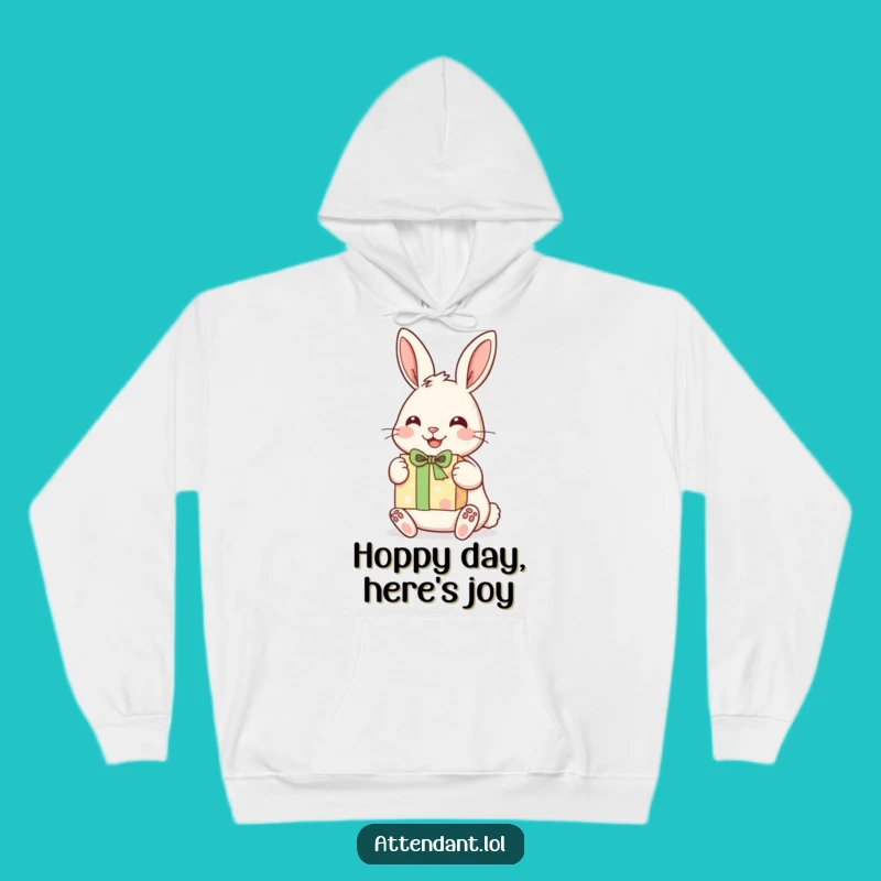 Funny Rabbit Hoodie: Cozy Bunny Gift Giver, Warm & Cheerful, Great Funny Gift