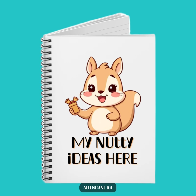 Funny Squirrel Notebook: Cheerful Gifter Diary, The Perfect Funny Gift for Note-Takers!